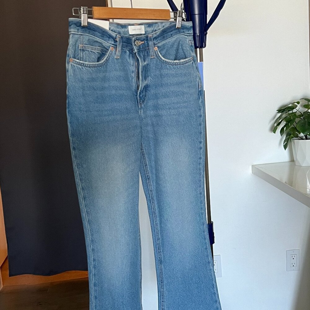 NWT Oak + Fort Baggy Boot Jean (size 26)